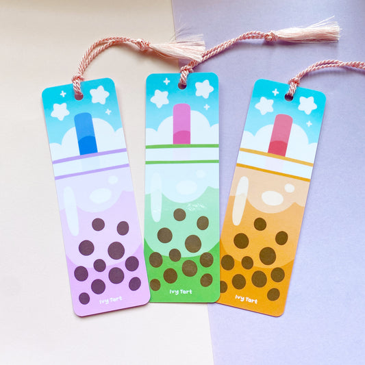 Bubble Tea Bookmarks