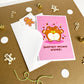"Sweetest Holiday Wishes" Froggy Greeting Card | Holiday Card