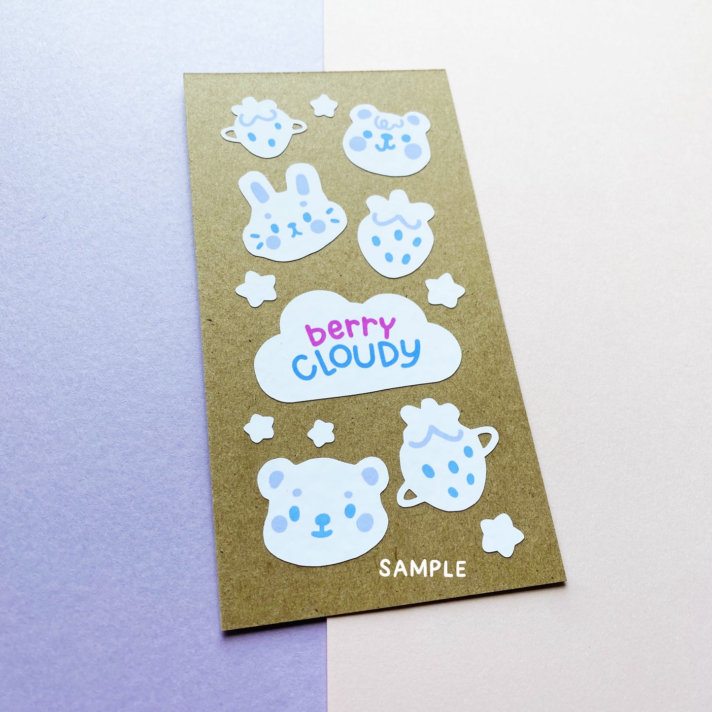 Berry Cloudy | Sticker Sheet