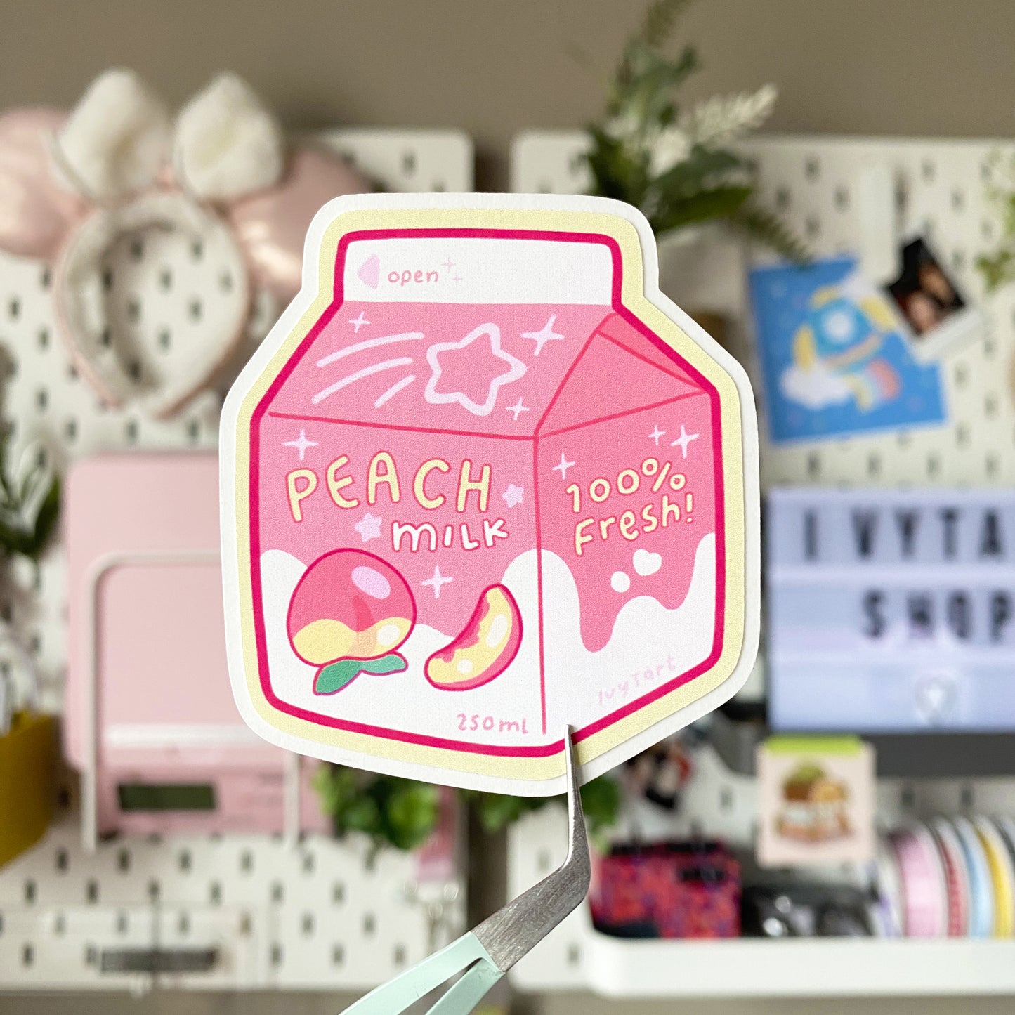 Peach Milk | Matte Sticker