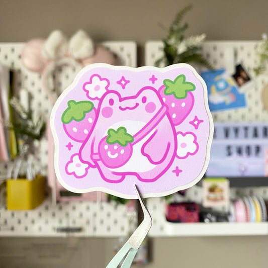 Sweet Berry Froggy | Matte Sticker